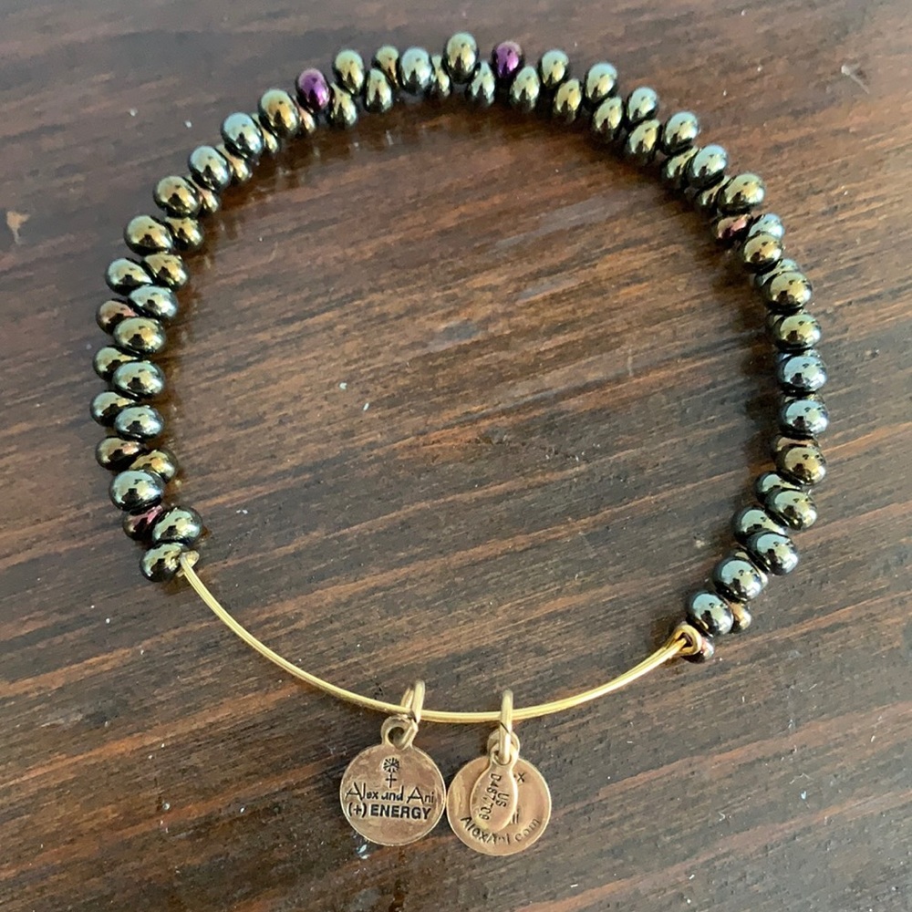 Alex and Ani beaded bangle